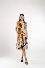 Rochie midi din vâscoză cu imprimeu floral mare R8439 thumbnail picture - 