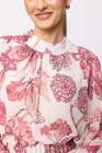 Rochie midi imprimeu floral roz RLAM0201 thumbnail picture - 