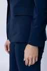 Sacou Caramel bumbac bleumarin S1501 thumbnail picture - 