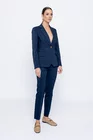 Sacou Caramel bumbac bleumarin S1501 thumbnail picture - 