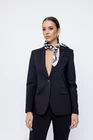 Sacou Caramel bumbac negru S1501 thumbnail picture - 