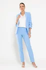 Sacou Caramel casual cu manșetă bleu S1511 thumbnail picture - 