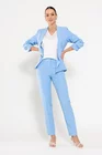 Sacou Caramel casual cu manșetă bleu S1511 thumbnail picture - 