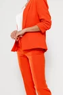 Sacou Caramel casual cu manșetă corai S1511 thumbnail picture - 