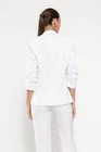 Sacou Caramel casual cu manșetă ivory S1511 thumbnail picture - 