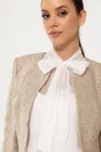 Sacou Caramel cu paiete discrete bej S1507 thumbnail picture - 