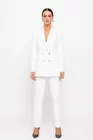 Sacou Caramel double-breasted ivory S1504 thumbnail picture - 
