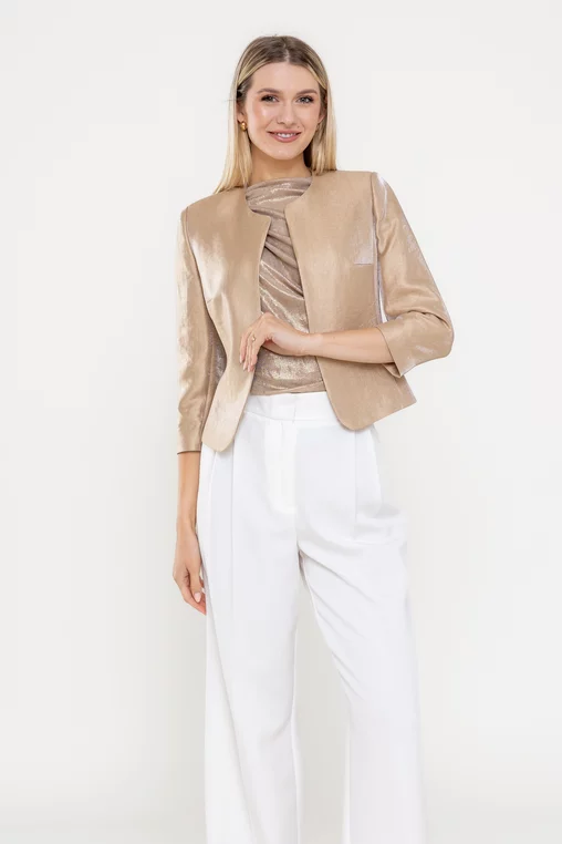 Sacou Caramel elegant auriu S1508 picture - 4