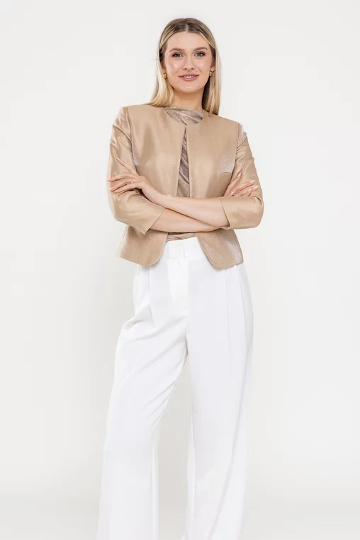 Sacou Caramel elegant auriu S1508 picture - 5