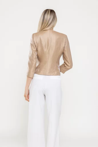 Sacou Caramel elegant auriu S1508