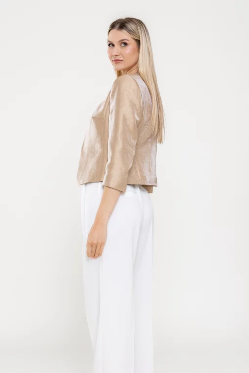 Sacou Caramel elegant auriu S1508 picture - 7