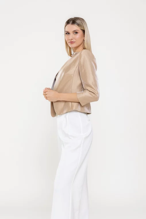Sacou Caramel elegant auriu S1508 picture - 3