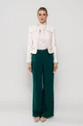 Sacou Caramel elegant cu clape ivory S1506 thumbnail picture - 