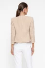 Sacou Caramel elegant cu fir lucios roz S1508 thumbnail picture - 