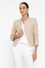 Sacou Caramel elegant cu fir lucios roz S1508 thumbnail picture - 