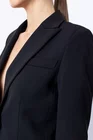Sacou Caramel stofă Melina negru S1502 thumbnail picture - 