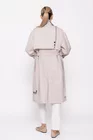 Trench la două rânduri de nasturi bej JKCT0203 thumbnail picture - 