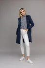 Trenci cambrat cu cordon bleumarin S6302 thumbnail picture - 