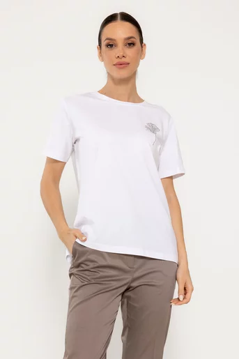 Tricou bumbac alb BMM031