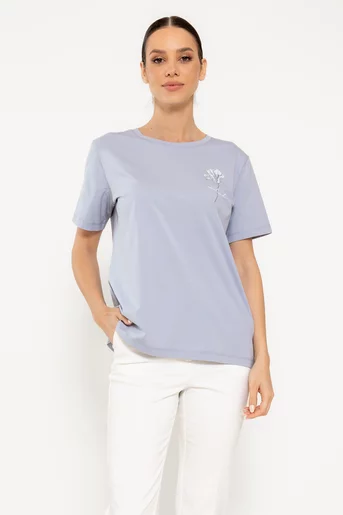 Tricou bumbac bleu BMM031