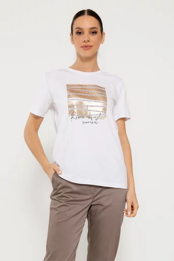 Tricou bumbac gold square BMM0308