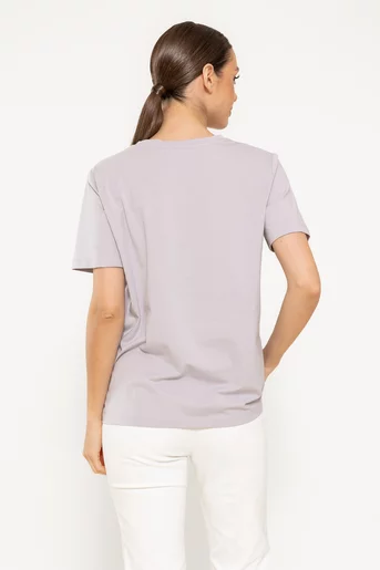 Tricou bumbac gold square roz BMM0308