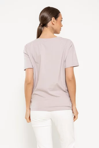 Tricou bumbac grafic roz BMM0302