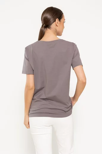 Tricou bumbac gri BMM031