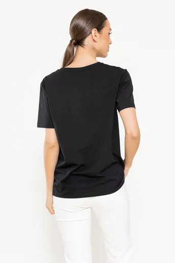 Tricou bumbac mount negru BMM0301