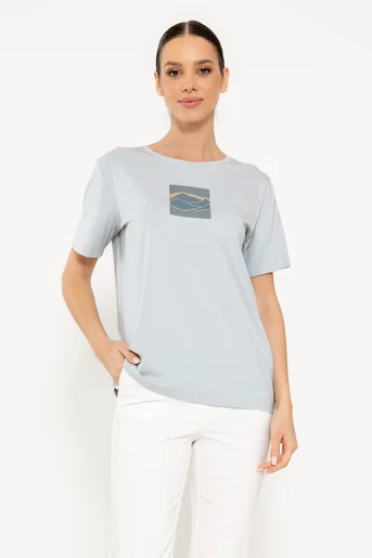 Tricou bumbac mount vernil BMM0301