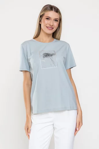 Tricou bumbac verde BMM0318