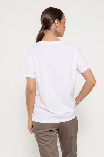 Tricou bumbac windmills alb BMM0309