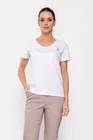 Tricou casual în anchior alb BLI0243 thumbnail picture - 