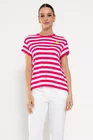 Tricou cu dungi late fucsia BROS0303 thumbnail picture - 