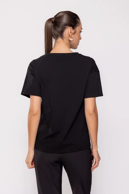 Tricou cu ținte negru BDP0201 picture - 3