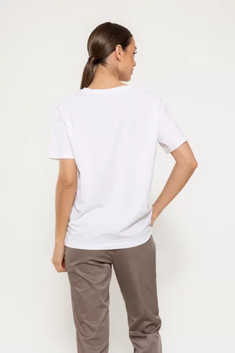 Tricou stripes alb BMM0305
