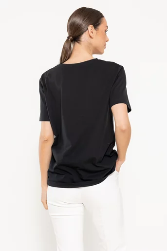 Tricou stripes negru BMM0305