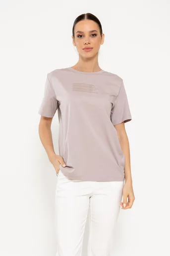 Tricou stripes roz  BMM0305