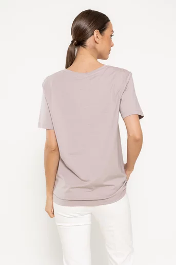 Tricou stripes roz  BMM0305