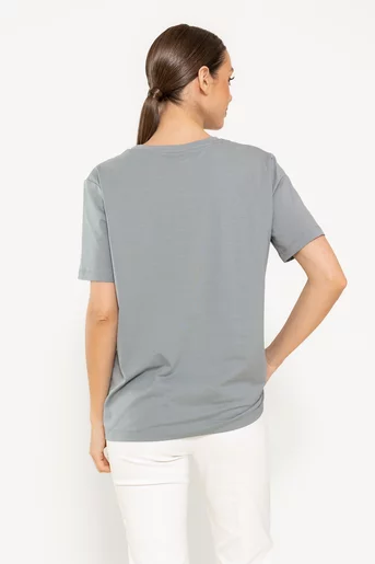 Tricou stripes verde  BMM0305