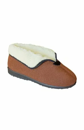 Papuci de casa din blana naturala pentru femei - Zetpol SABINA 531, marimi 37-41