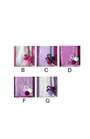 Caciula pentru fete 1,5-5 ani - AJS 26-249 roz, lila, mov, fucsia si magenta