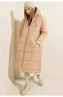 Geaca lunga dama Mocha Maxi
