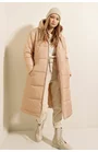 Geaca lunga dama Mocha Maxi