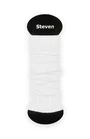 Jambiere bumbac - Steven S092-01 alb