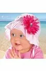 Palarie de vara 100% bumbac pentru fetite 6-18 luni - AJS 28-148 roz, alb