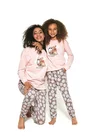 Pijama fete 9-14 ani, colectia mama-fiica, Cornette G995-139 Time to sleep 2