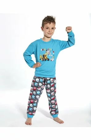 Pijama baieti 1-8 ani, 100% bumbac, Cornette B593-106