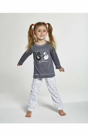 Pijama fete 1-8 ani, colectia mama-fiica, Cornette G379-131 Real Princess