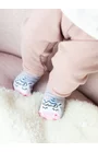 Sosete pentru bebelusi, model unicorn, marimi 11-25 - Steven S138-140 gri roz